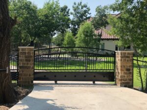 new Cantilever Gate in Dallas Texas