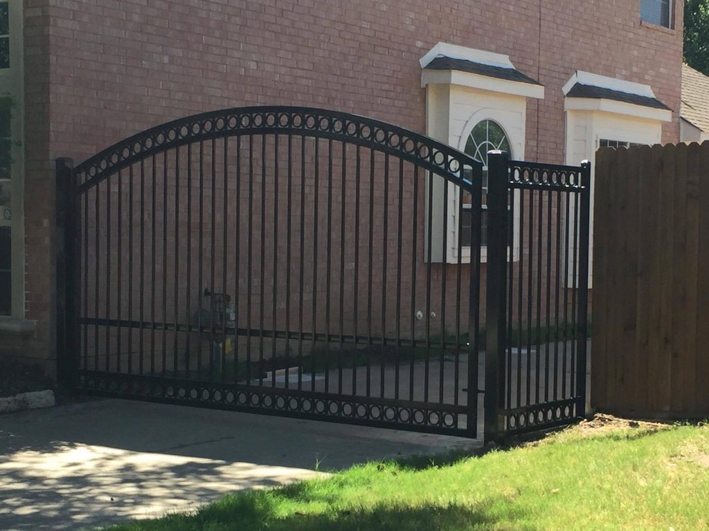 Wrought Iron Gate in Haslet, TX