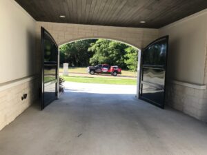 Automatic gates in Dallas being serviced