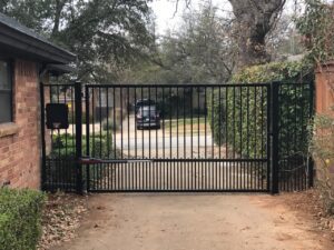 Enhanced Security on a gate in Dallas