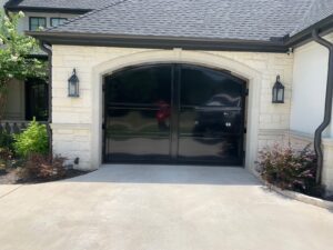 Metal Gates at a driveway in Texas